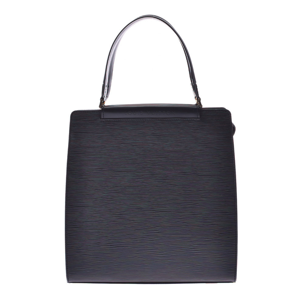LOUIS VUITTON Epi Figari Black Leather Handbag